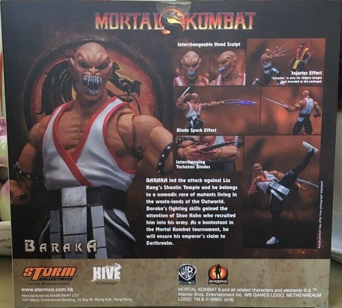 Storm Collectibles Mortal Kombat Baraka Green Bloody Special Edt BBTS Exclusive - Picture 2 of 7