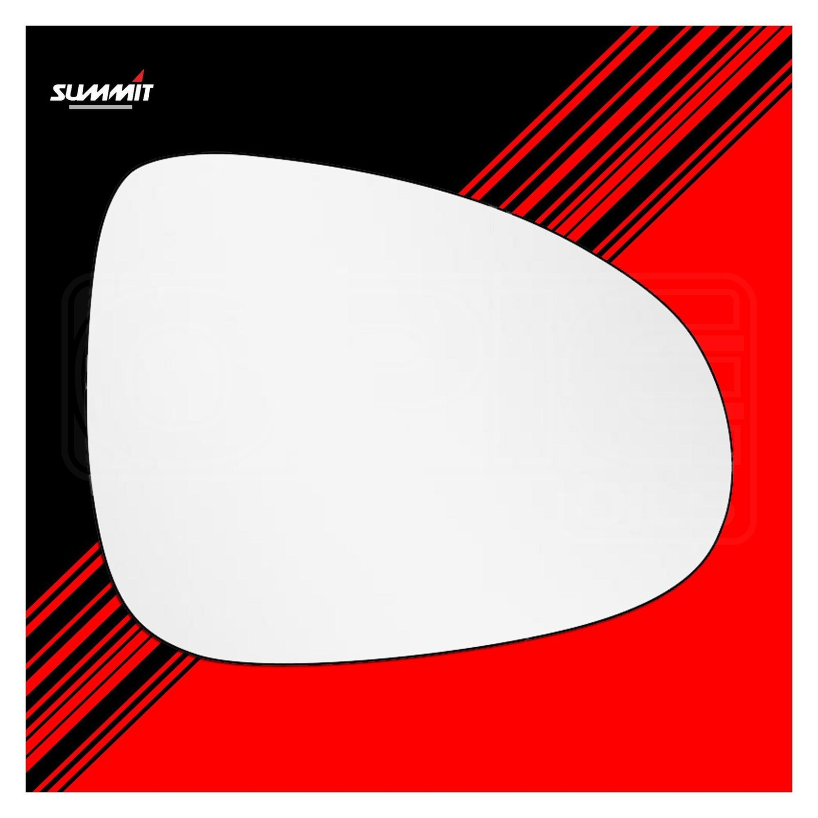 Replacement Mirror Glass - Summit SRG-1024 - Fits VW Touareg 13 on RHS