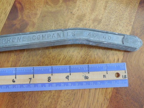 "Compañías telefónicas Bell de colección 40/60 bar aproximadamente 13" - Imagen 3 de 5