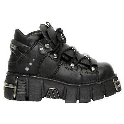 New Rock Boots M-106-VS1 Unisex Metallic Black Vegan Leather Gothic Punk Rock | eBay New Rock Boots M-106-VS1 Unisex Metallic Black Vegan Leather Gothic Punk Rock | eBay