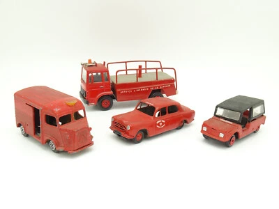 Norev 1/43 - Set Aus 4 Modellen: Citroen HY Mehari Peugeot Saviem Pompiers - Bild 1 von 2