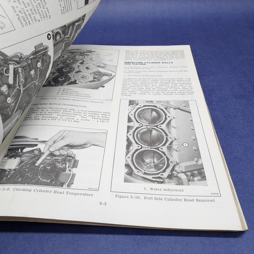 1980 Evinrude 5496 Service Manual V-6 Models OMC - Picture 5 of 5