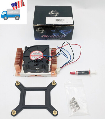 Evercool 1U/2U Server Low Profile Intel Socket 478/N 3-pin CPU Cooler Blower Fan