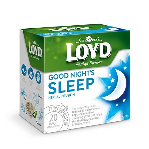 3x LOYD GOOD NIGHT SLEEP Teeaufguss 20 Pyramidenbeutel, 3x30g - Bild 2 von 4