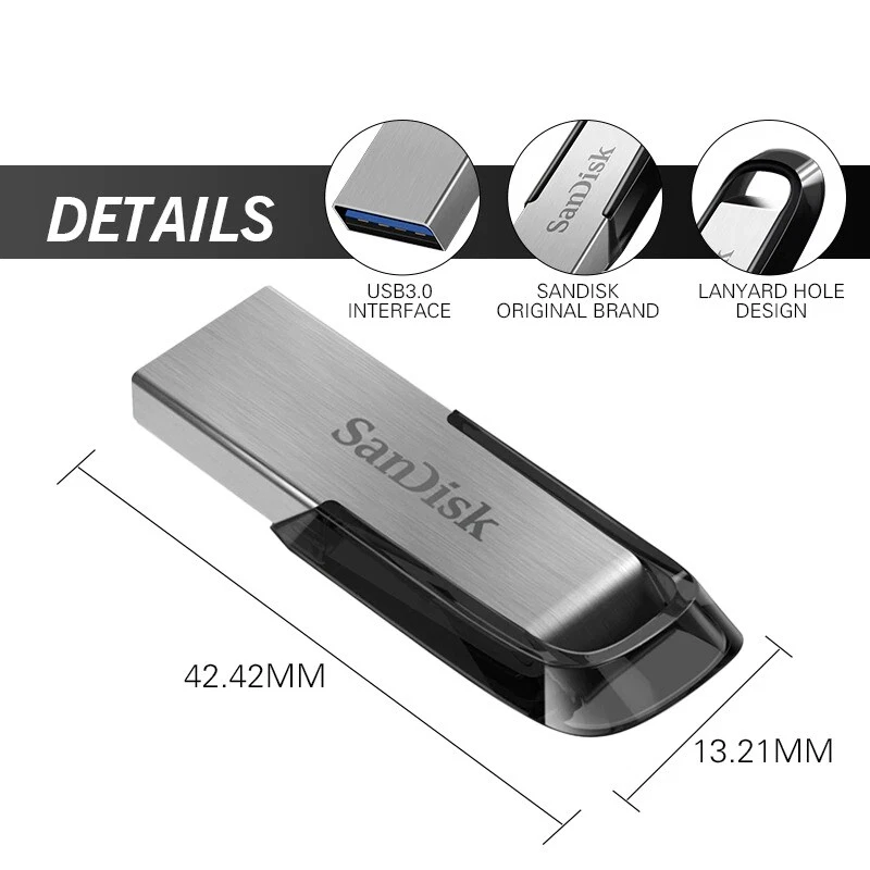 SanDisk Ultra Flair chiavetta USB unità flash 64 GB 128 GB 256 GB pen drive USB 3.0 - Immagine 4 di 4
