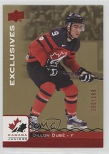 2017 Upper Deck Team Canada Juniors Exclusives Red 160/199 Dillon Dube #9 1hc0