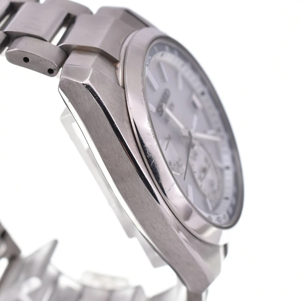 Reloj solar para hombre SEIKO Astron SBXY009 titanio día fecha radio sincronización P#143668 Foto 4 de 4