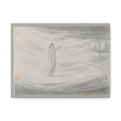 Alexander Ver Huell - Christus loopt over het water - c. 1854 - Canvas Wall Art