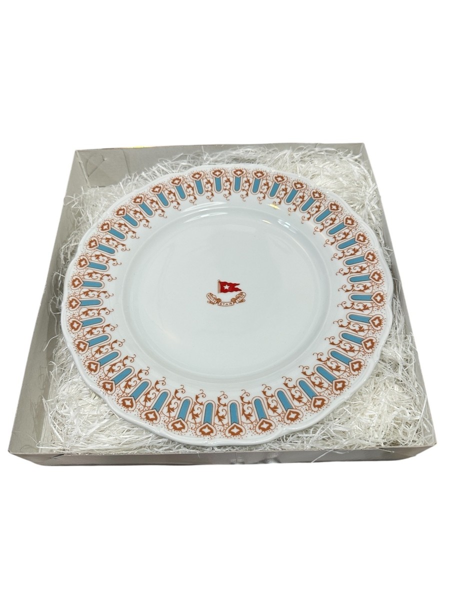 タイタニック　大皿 TITANIC FIRST CLASS DINNER PLATES MARINERS MUSEUM HAAS & CZJZEK
