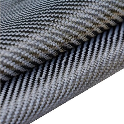 Black Carbon Fiber Fabric Cloth 3K 220gsm 2x2 Twill Weave Fabrics 12'' x 60'' Inch