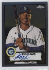 2021 Topps Chrome Platinum Anniversary Kyle Lewis #PA-KL Auto jc3