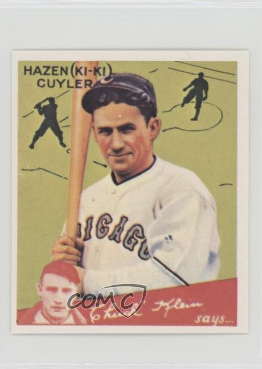 1985 1934 Goudey Big League Chewing Gum Reprints Kiki Cuyler #90 HOF 0yg9