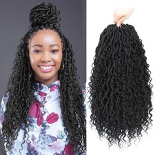 Goddess Locs Crochet Hair 16 Inch Faux Locs Crochet Hair Pre Looped Crochet H...