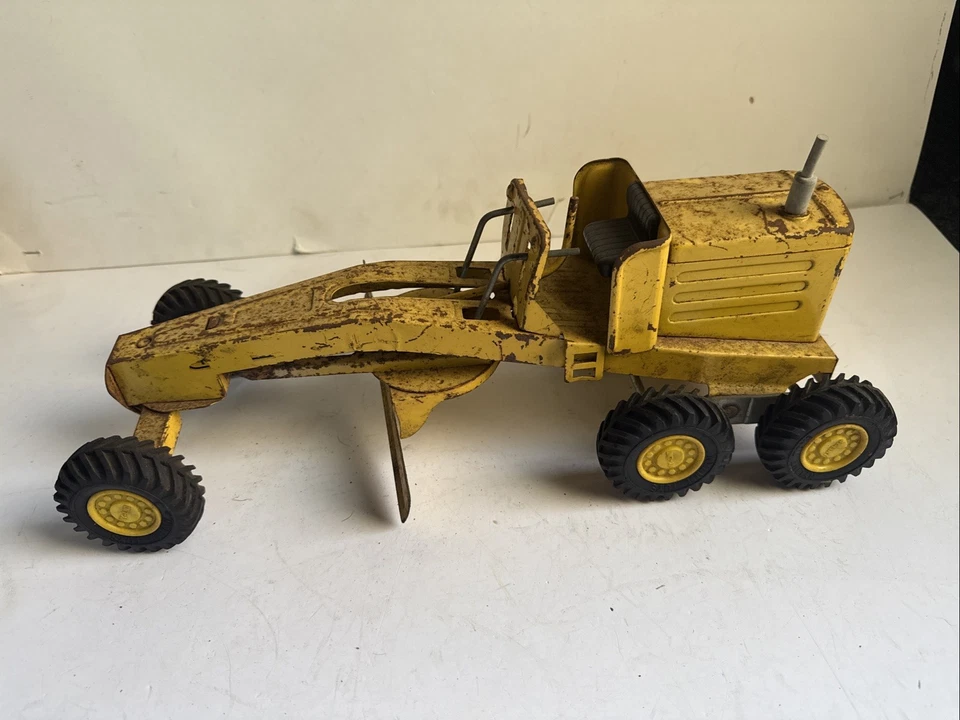 Vintage 1960’s Ny-lint Nylint Road Grader Pressed Steel (24) - Image 3 of 4