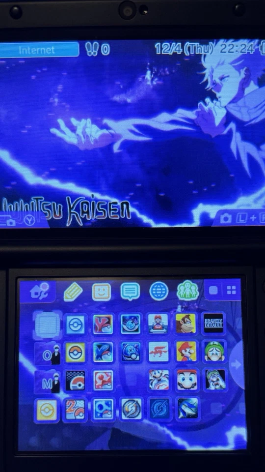 Sistema Nintendo 3DS XL Galaxy Edition con paquete Zelda Ocarina Of Time Foto 4 de 4