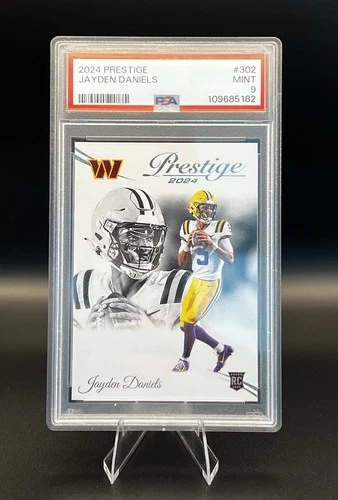 🔥 2024 Panini Prestige Rookie Base Jayden Daniels #302 PSA 9 🔥
