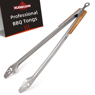 Fire Pit Tongs 32-inch Super Long for Loading Wood,BBQ with Extended Luxuriou...