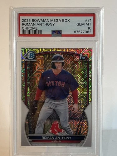 2023 Bowman 1st  Mojo Refractor #BCP-71 Roman Anthony (RC) PSA 10