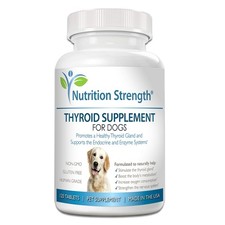 Nutrition Strength Thyroid Supplement for Dogs, Support for Hypothyroidism in Do