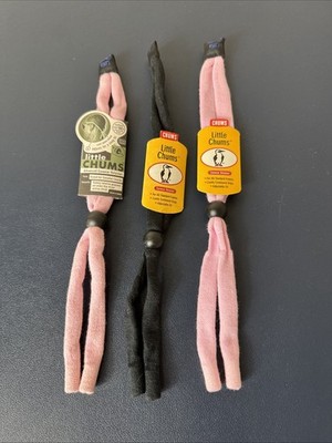 Chums LIttle Chums Eyeglasses Retainer Cord 3 Pack Pink Black New 0849
