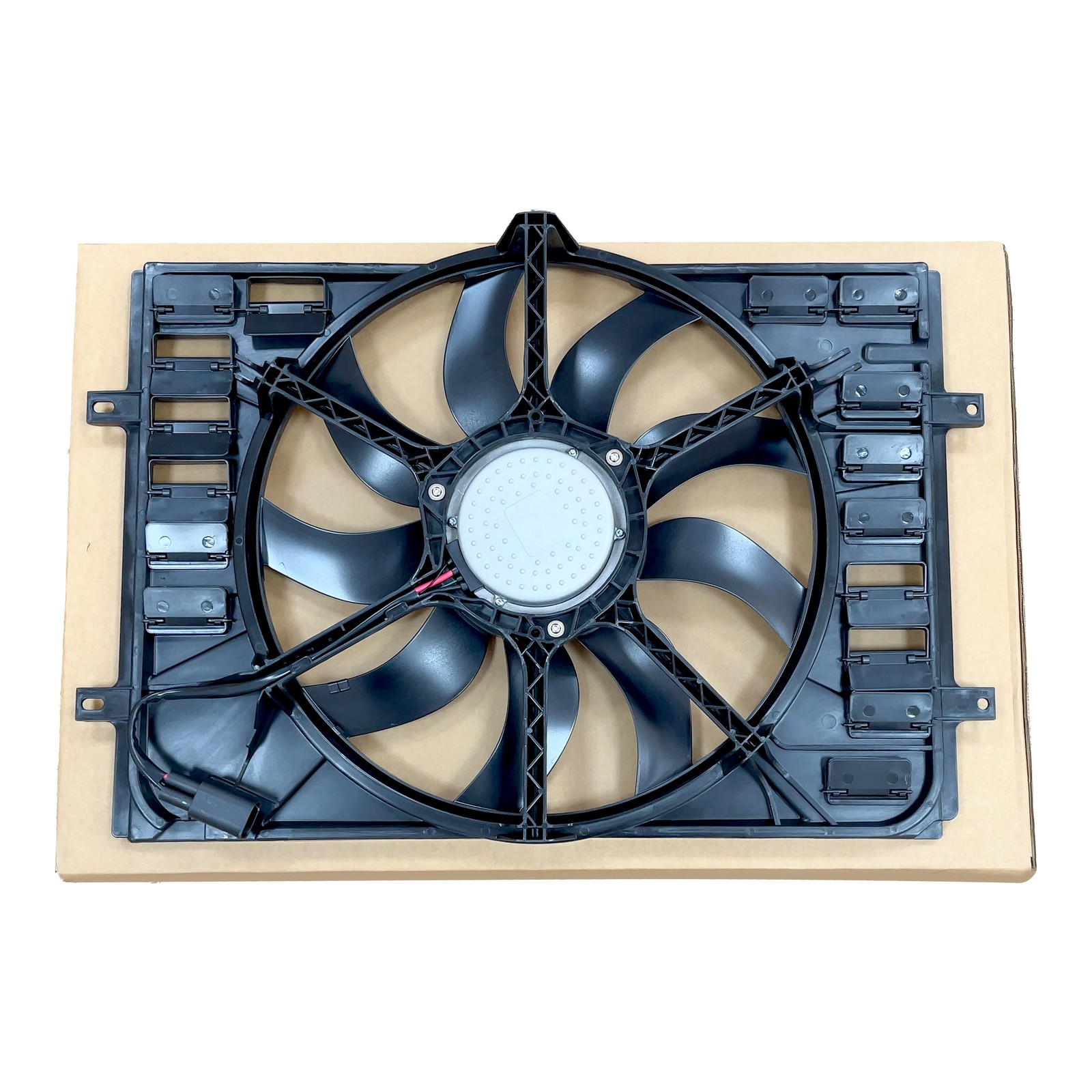 Radiator Cooling Fan Motor Assembly 08-18 3W0121205E for Bentley Continental GT