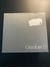 Orrefors Vintage Swedish Crystal ILLUSION collection Set Of 2 Nils Landberg