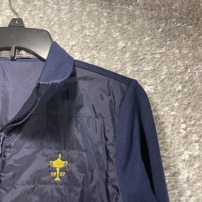 RLX Ralph Lauren Full Zip Jacket Navy Blue Small Pockets 