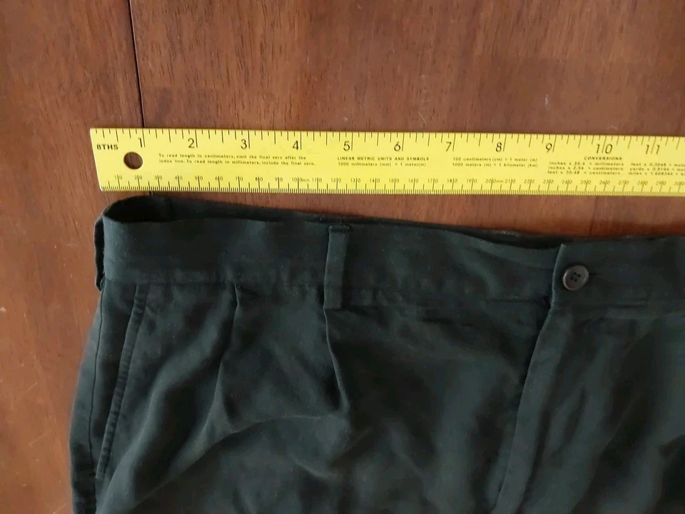 Nautica шорты мужской 38 черный Rigger мягкий шелк льняной Chino пляж классическое платье - Изображение 4 из 4