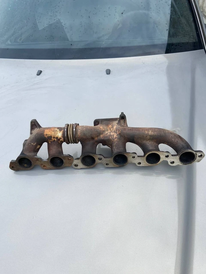 Colector de escape turbo diésel Mercedes W124 300TD OM603 6031422202 OEM 603142250 Foto 2 de 4