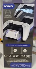 NYKO PS5 Or PS5 Digital Charge Base New In Unopened Box 2 Charging Dongles