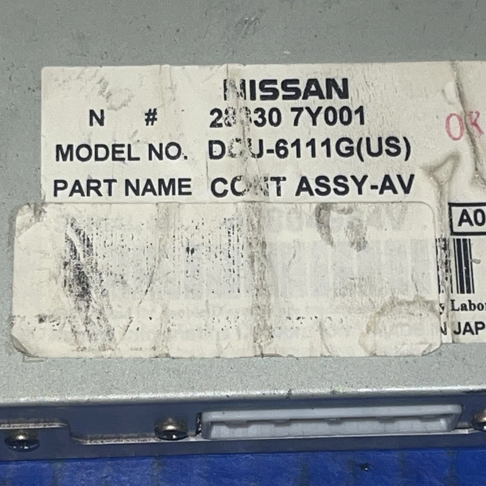 OEM 04 05 06 INFINITI QX56 NISSAN TITAN ARMADA NAVIGATION GPS MODULE 28330 7Y001 - Imagen 2 de 4