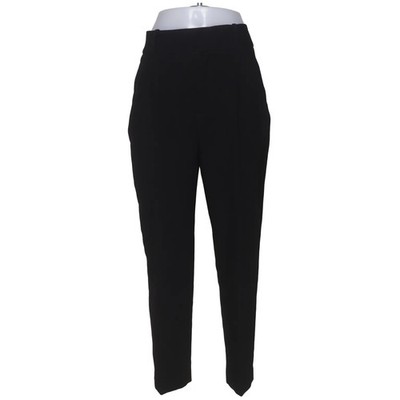 Zara, Stoffhose, Größe: M, Schwarz, Elasthan/Polyester/Viskose, Einfarbig #M2J