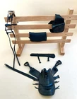 Marx Johnny West Original Black Western Thunderbolt Saddle Set (Near mint)