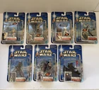 Vintage Star Wars Attack of the Clones Lot Of 7 Action Figures Hasbro 2002 New