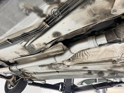 Stainless steel Ø76mm connection pipe on original catalyst Ø55mm Audi A4