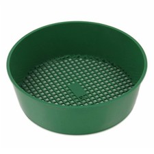 Green Plastic Garden Sieve Riddle Fine Mesh Soil Sifter Compost New
