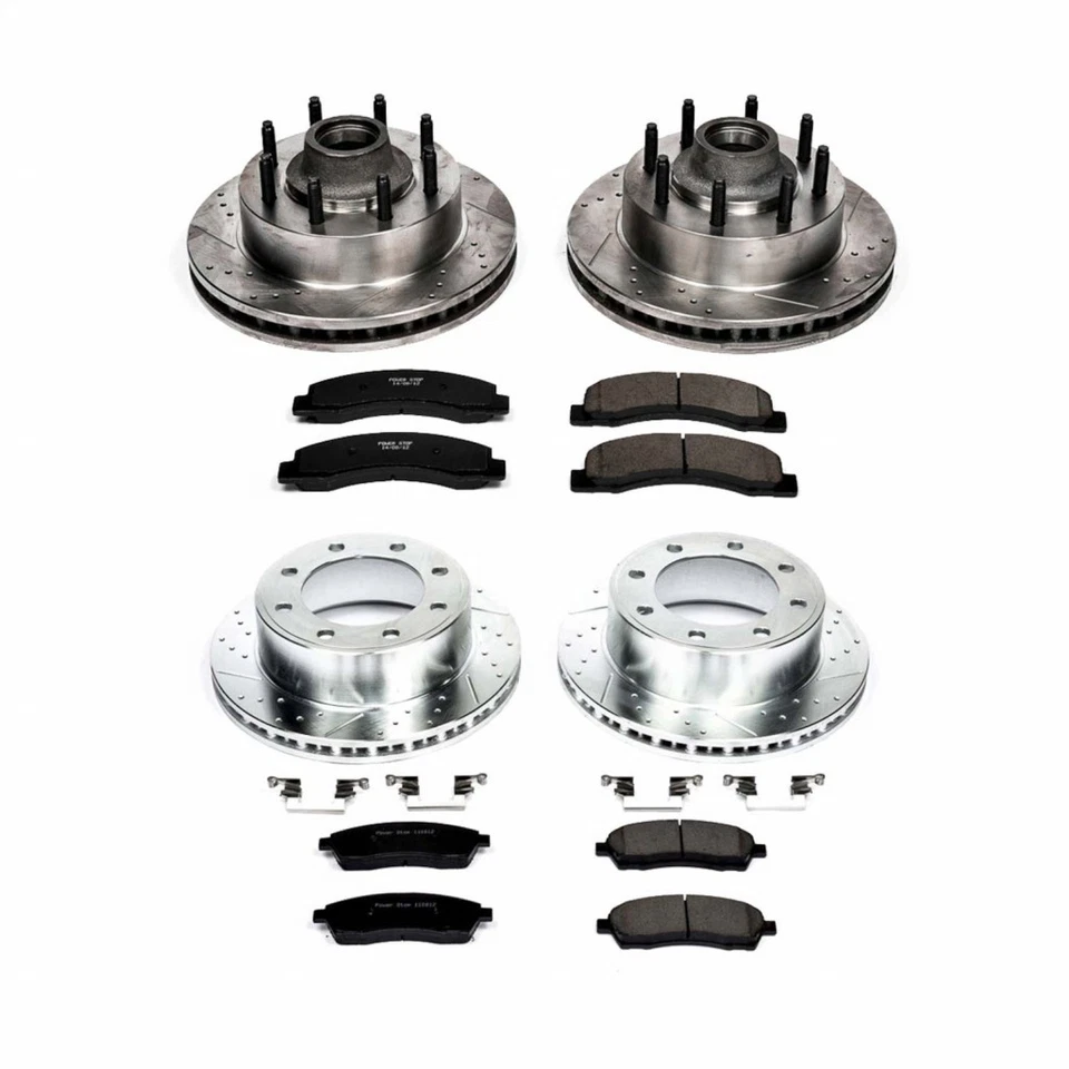 Power Stop Brake Kit For Ford F-250/F-350 Super Duty 1999-2002 Front & Rear Z23 - Изображение 2 из 4