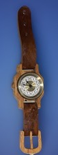 Ornate 15  Wooden Wrist Watch Shaped Wall Clo...