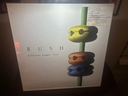 rush different stages vinyl (box set) Sealed 4 Lp ( LIVE )
