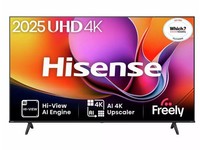 Hisense Smart TV 4K 43A6QTUK 43 Ultra HD HDR LCD Freely TV Black C Grade