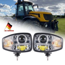 E9 LED Scheinwerfer Montage mit DRL f&uuml;r JCB Fastrac Traktor 700/50192 700/50194