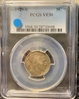 1929-S Buffalo Nickel PCGS VF30 Graded Very Fine Five Cents Coin FREE SHIPPING