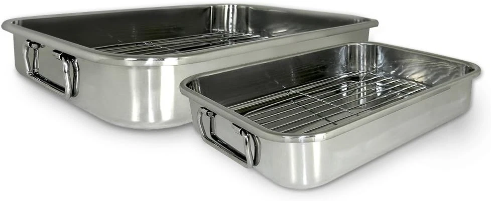Cook Pro 4-Piece All-in-1 Lasagna and Roasting Pan Stainless