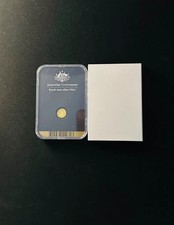 2022 Australia $5 Mini Money Kookaburra 1/2g .9999 Gold Frosted UNC Coin