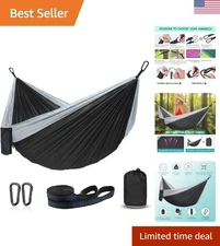 Hammock Camping, Portable Single/Double Hammocks for Outdoor Hiking Travel Ba...