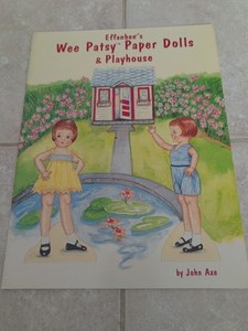 1996 Effanbee’s Wee Patsy Paper Dolls & Playhouse by John Axe, UNCUT
