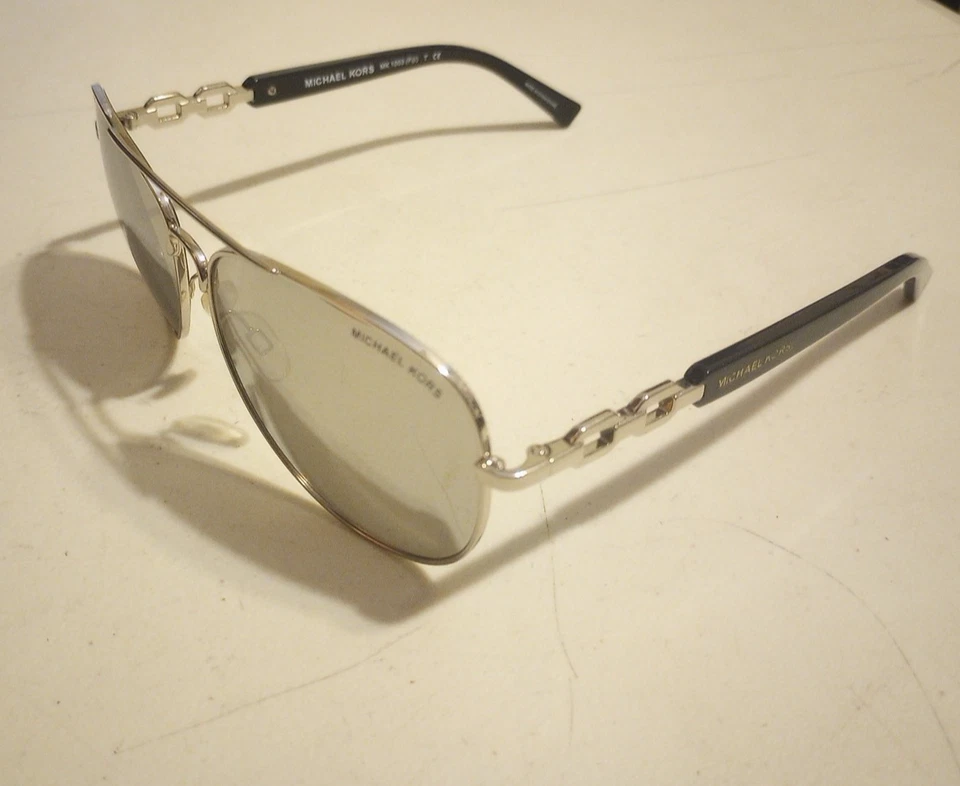 Gafas de sol Michael Kors (Fiji) T 1003 10016G Aviator plateadas/negras talla 58[] 14 135 Foto 2 de 4