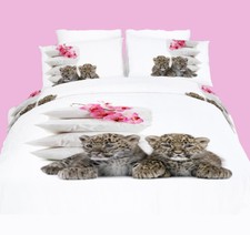 Duvet Cover Set - 4 Piece 100 Cotton Twin / Twin XL Adorable Design DM486T