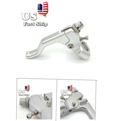 Universal Silver Short Stunt Clutch Lever Cable Performance Easy Pull Left Lever
