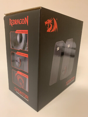 Redragon GS500 Stentor PC Gaming Speaker, 2.0 Channel Stereo Desktop Computer Sp